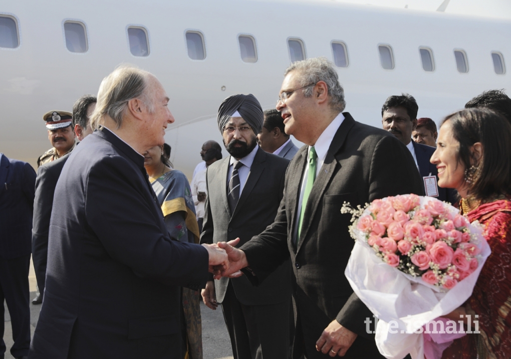 Aga Khan Diamond Jubilee Visit India Flowers 014
