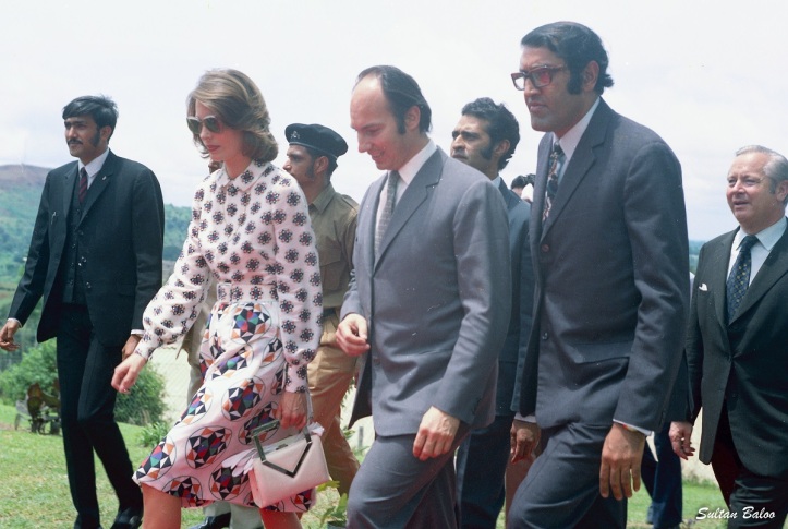 Aga Khan and Salimah Aga Khan in Uganda 1972 Barakah and Simerg