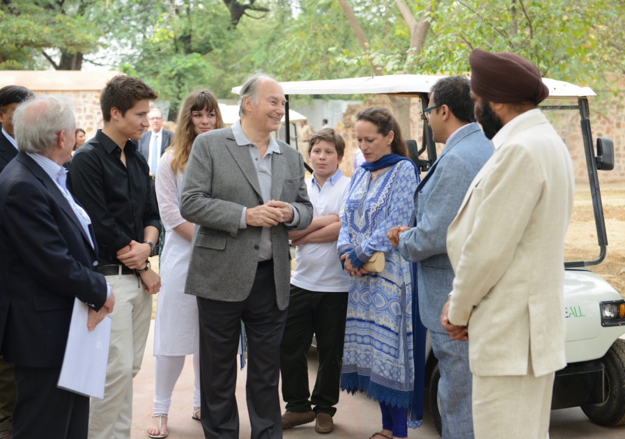 Aga Khan at heritage sites in India, Barakh tribute to Prince Aly Muhammad