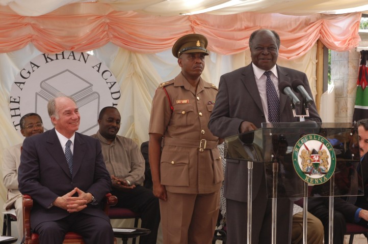 Aga Khan and Mwai Kibaki, Kenya's 3rd president; Barakah