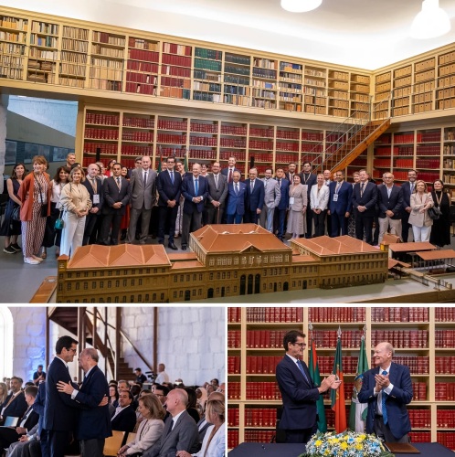 News Prince Amyn Aga Khan Porto Portugal for signing of agreement between Aga Khan Foundation Portugal and City of Porto