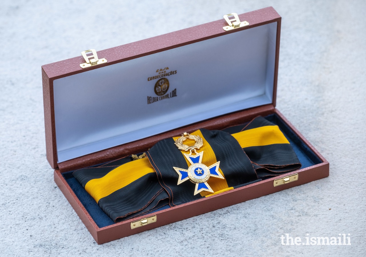 The Portuguese Order of Merit awarded to the Ismaili Centre, Lisbon by President Marcelo Rebelo de Sousa