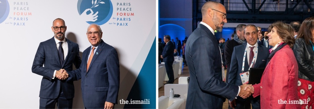 Prince Rahim Aga Khan at Paris Peace Forum